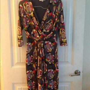 Boden Faux Wrap Dress 12L US EUC